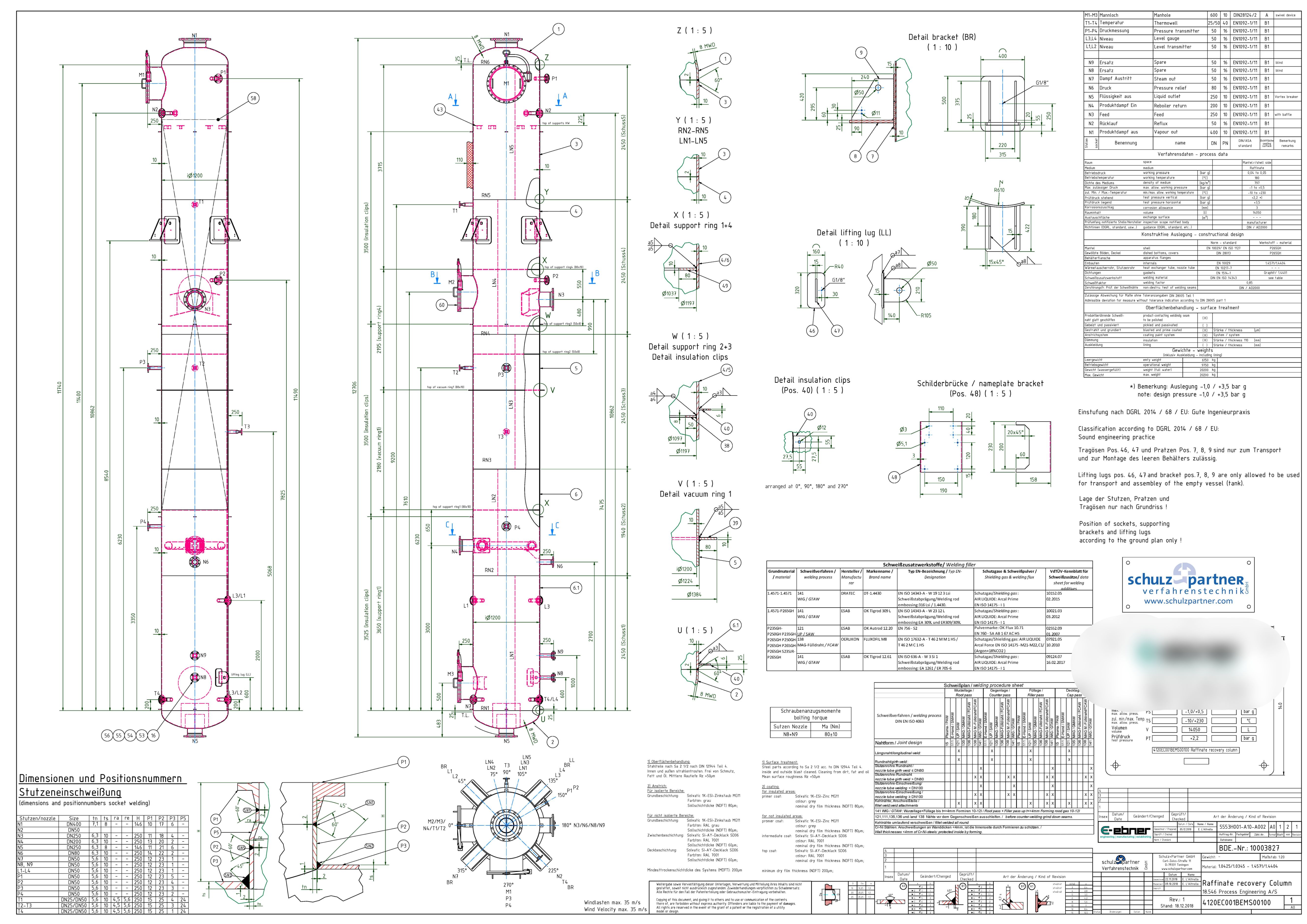 Schulz+Partner - 2D Plant design column