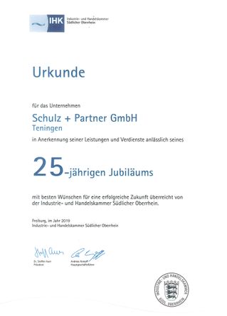 25 years Schulz+Partner